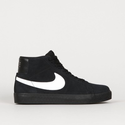Nike SB Blazer Mid Black Black White